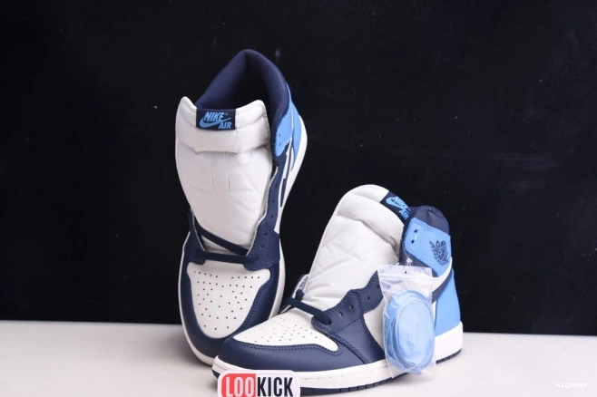 Rep MAX OG Obsidian 1 555088-140 High Retro Air Jordan 0810